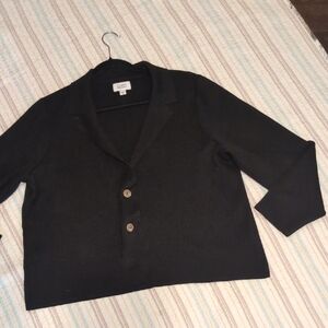 Croft & Barrow Classic Black Cardigan